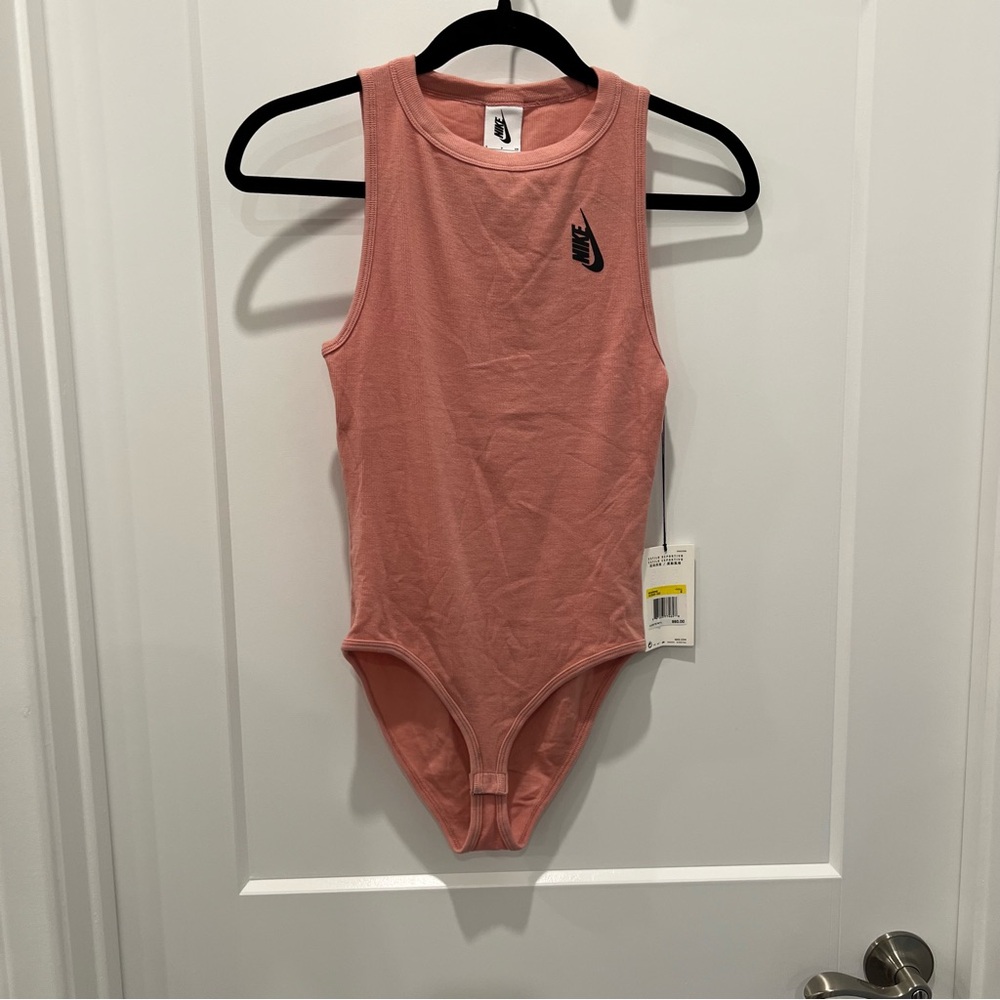Nike Women's Pink Sleeveless Bodysuit